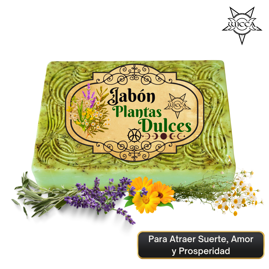 Jabón de Plantas Dulces para atraer la buena Suerte