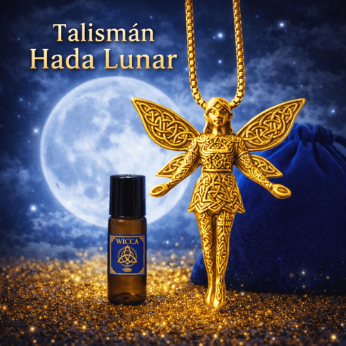 Talismán Hada Lunar de Protección de la Suerte
