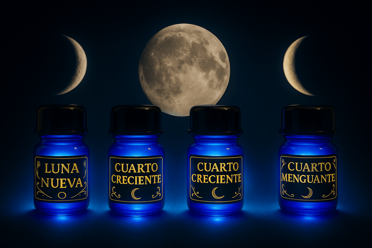 Rituales de las Fases lunares: el poder de las pociones de los siete días