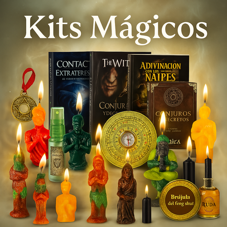 Paquetes Mágicos de Libros, Rituales, Velas y Amuletos | Promociones Exclusivas