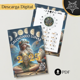 Calendario Lunar WICCA 2025 - PDF Digital para Descargar