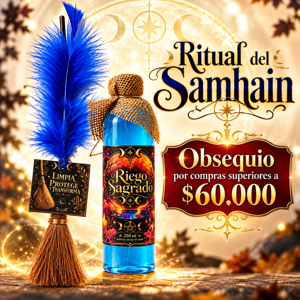 Fascículo: Riego del Samhain y Cambio de Escoba GRATIS por compras de 60.000