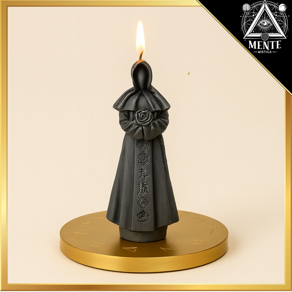 Vela de las Sombras – Para Protección, Alejar Malas Influencias, Mala Suerte y Energías Negativa