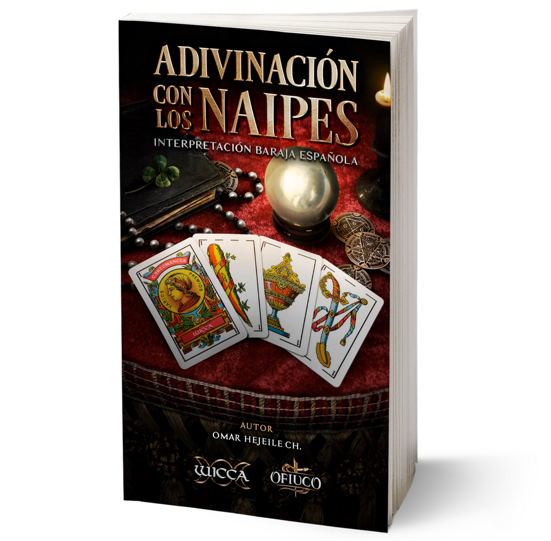 Libro Adivinación con los Naipes - Interpretación Baraja Española.