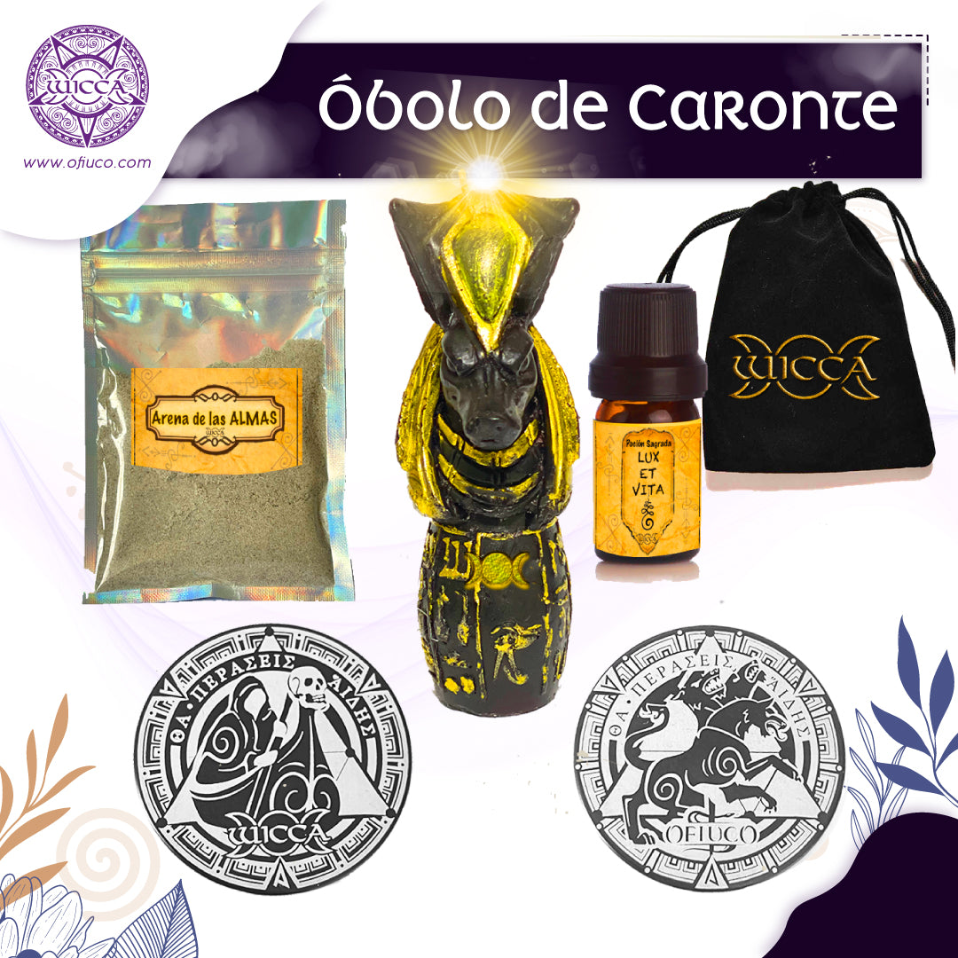Ritual Óbolo de Caronte Moneda de las Encarnaciones.